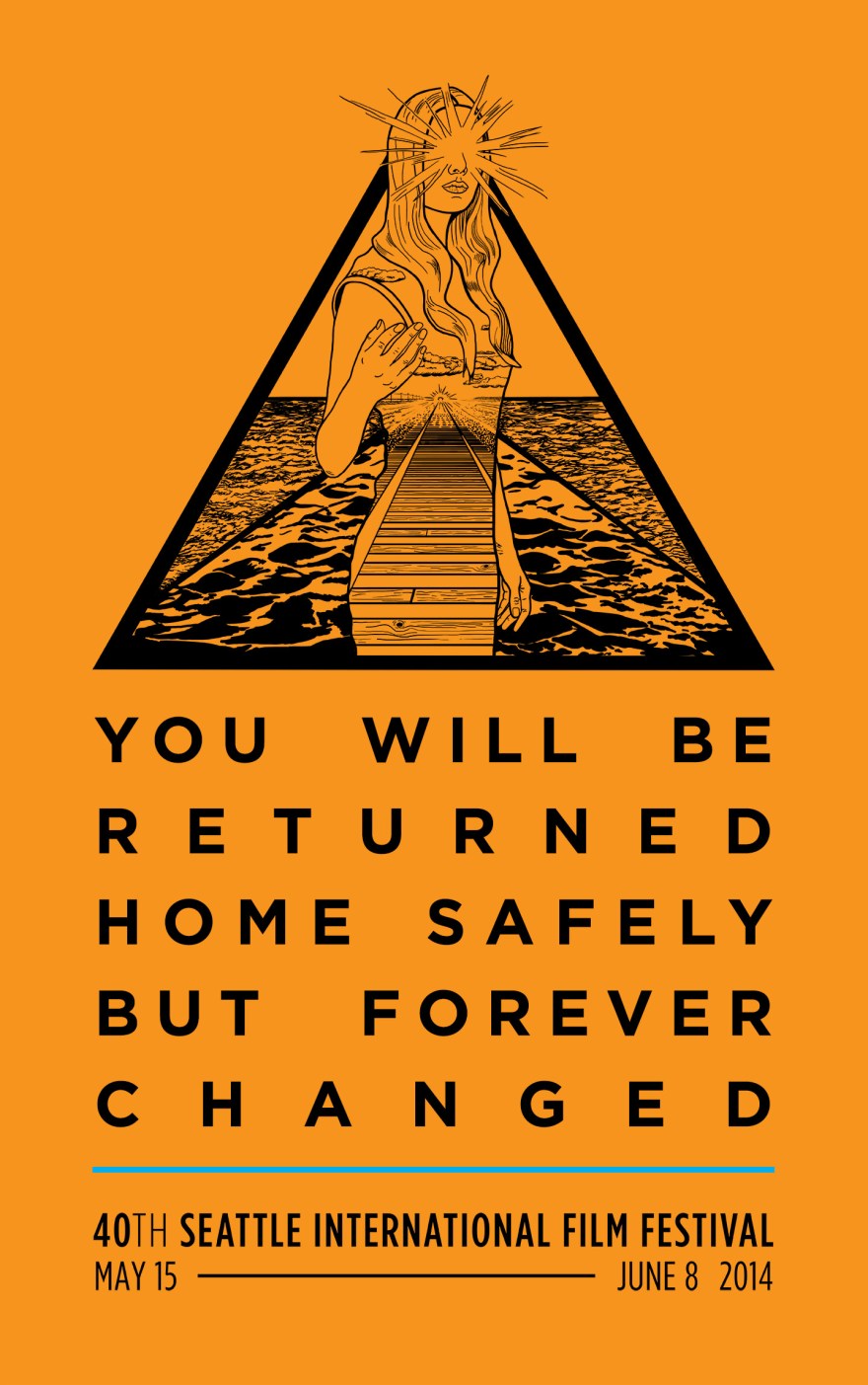 Seattle International Film Festival T-Shirt Illustration